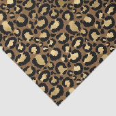 Papier Mousseline Motif léopard d'or (Détail)