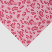 Papier Mousseline Motif léopard rose (Détail)