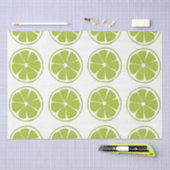 Papier Mousseline Motif Lime vert Fruit Lime (Artisanat)