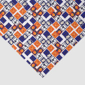 Papier Mousseline motif ludique sur le thème de l'Halloween (Détail)