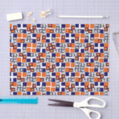 Papier Mousseline motif ludique sur le thème de l'Halloween (Artisanat)