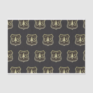 Papier Mousseline Motif Lumberjack