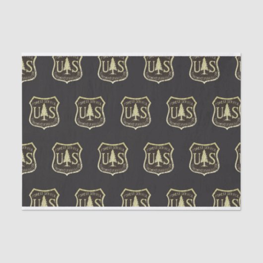 Papier Mousseline Motif Lumberjack (Recto)