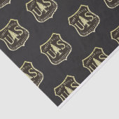 Papier Mousseline Motif Lumberjack (Détail)
