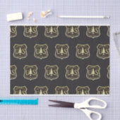 Papier Mousseline Motif Lumberjack (Artisanat)