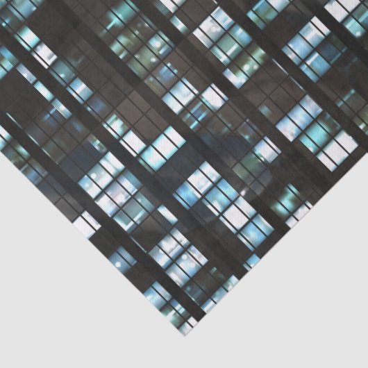 Papier Mousseline Motif lumineux de fenêtres (Détail)