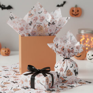 Papier Mousseline Motif Magie Halloween Sorciers et Sortilèges ID132