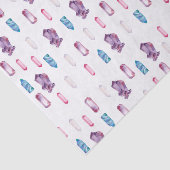 Papier Mousseline Motif magique de cristaux (Détail)