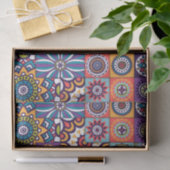 Papier Mousseline Motif Mandala (Cadeau)