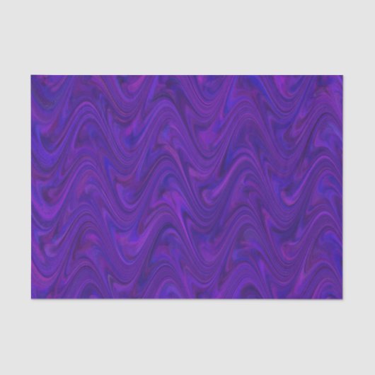 Papier Mousseline Motif marbling violet rose (Recto)