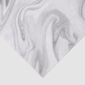Papier Mousseline Motif Marbre blanc moderne (Détail)