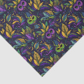 Papier Mousseline Motif Masterpiece Mardi Gras Masques (Détail)