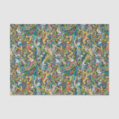 Papier Mousseline Motif Médicale d'icône d'art abstrait (Recto)