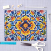 Papier Mousseline Motif mexicain mignon (Artisanat)