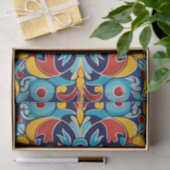 Papier Mousseline Motif mexicain mignon (Cadeau)