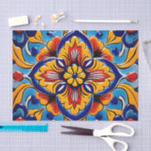 Papier Mousseline Motif mexicain mignon (Artisanat)