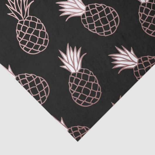 Papier Mousseline Motif mignon d'ananas (Détail)
