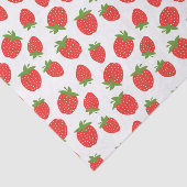 Papier Mousseline Motif mignon de fraise (Détail)