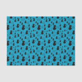 Papier Mousseline Motif mignon de minou (Recto)
