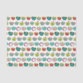 Papier Mousseline Motif mignon de pomme (Recto)