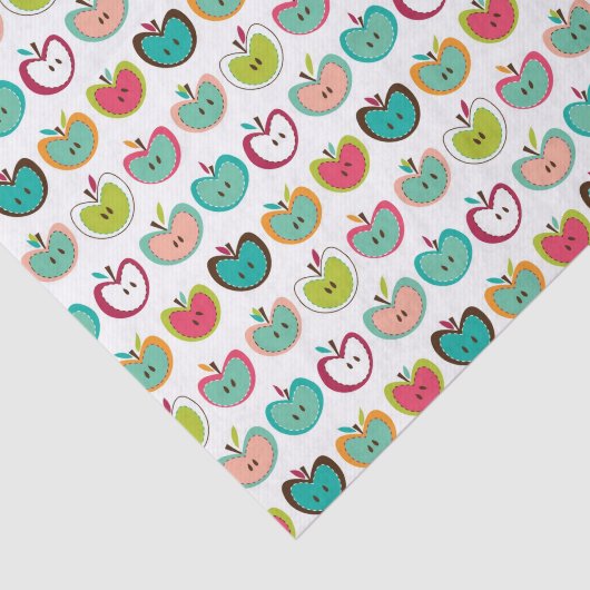 Papier Mousseline Motif mignon de pomme (Détail)