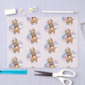 Papier Mousseline Motif mignon d'illustration de chien de Terrier de (Artisanat)