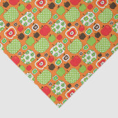 Papier Mousseline Motif mignon d'illustration de pomme (Détail)
