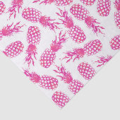 Papier Mousseline Motif mignon fuchsia girly moderne d'ananas (Détail)