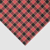 Papier Mousseline Motif moderne Buffalo Check Couleurs personnalisée (Détail)