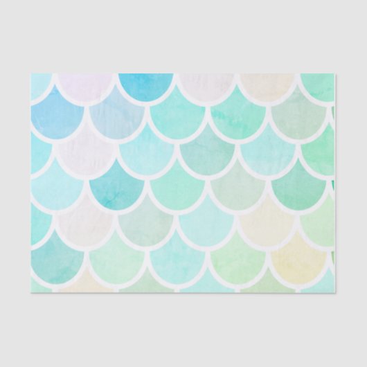 Papier Mousseline Motif moderne couleur vert sirène sans joint (Recto)