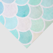 Papier Mousseline Motif moderne couleur vert sirène sans joint (Détail)