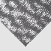 Papier Mousseline Motif moderne de Herringbone gris (Détail)