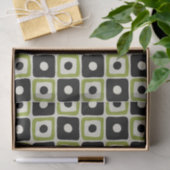 Papier Mousseline Motif moderne du milieu du siècle (Cadeau)