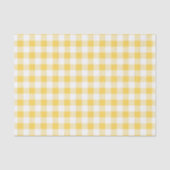 Papier Mousseline Motif moderne Jaune (Recto)