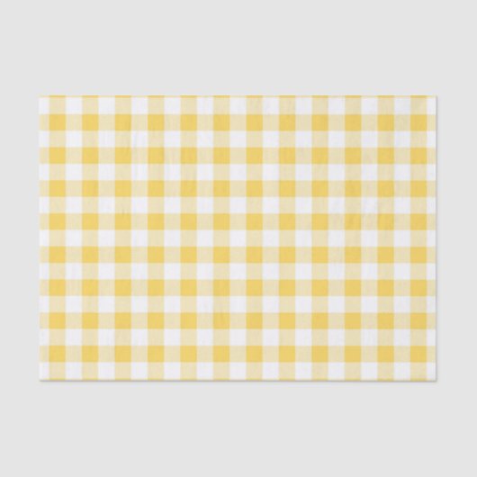Papier Mousseline Motif moderne Jaune (Recto)