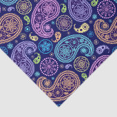 Papier Mousseline Motif moderne Paisley (Détail)