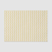 Papier Mousseline Motif moderne pastel jaune et blanc chevron (Recto)