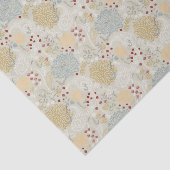 Papier Mousseline motif montrant le jardin bouclé (Détail)