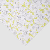 Papier Mousseline motif montrant les animaux 2 de bébé (Détail)