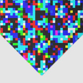 Papier Mousseline Motif multi-couleurs (Détail)