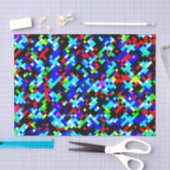 Papier Mousseline Motif multi-couleurs (Artisanat)