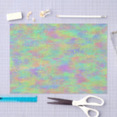 Papier Mousseline Motif multicolore Abstrait (Artisanat)
