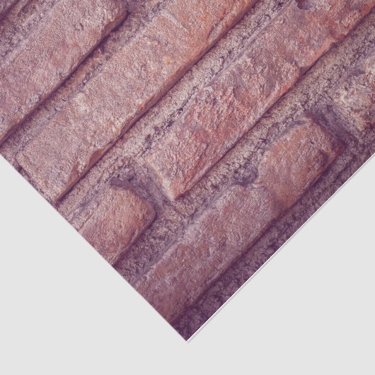 Papier Mousseline Motif mur en brique (Détail)