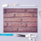 Papier Mousseline Motif mur en brique (Artisanat)