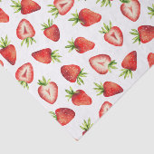 Papier Mousseline Motif mûre fraise (Détail)
