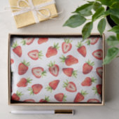 Papier Mousseline Motif mûre fraise (Cadeau)