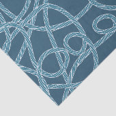 Papier Mousseline Motif Nautique (Détail)