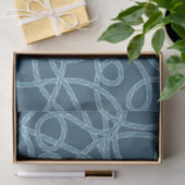 Papier Mousseline Motif Nautique (Cadeau)