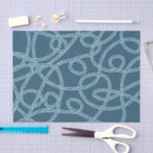 Papier Mousseline Motif Nautique (Artisanat)