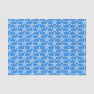 Papier Mousseline Motif Nautique d'Été Plage Étoile de Mer